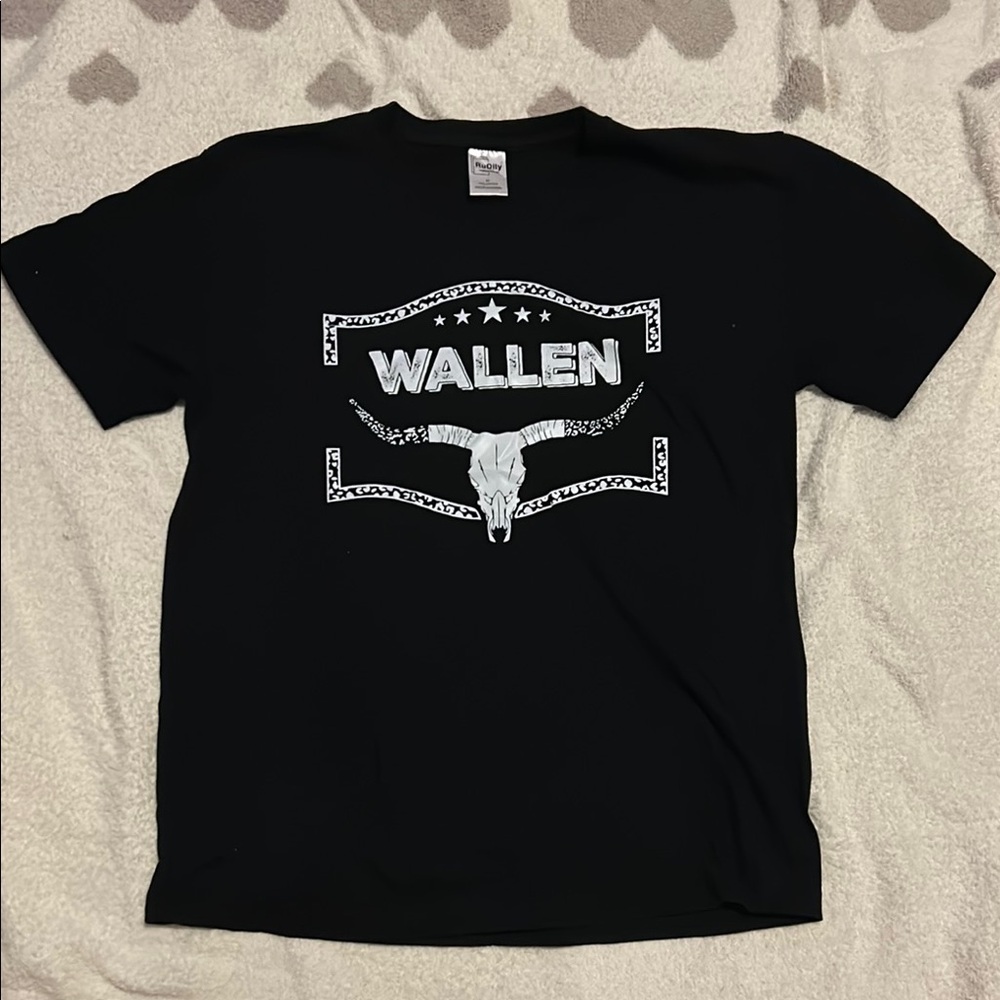 Black Short Sleeve Tee with Bold Graphic
